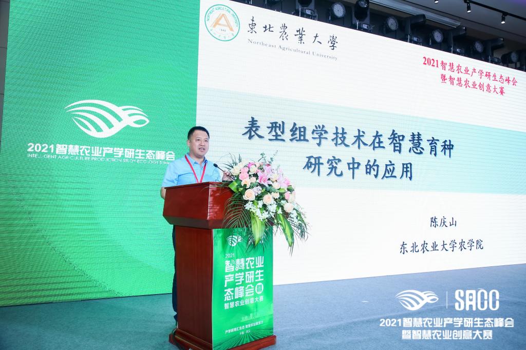 公司经理陈庆山教授作报告